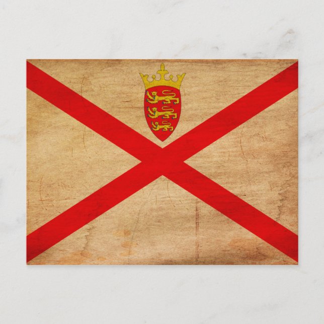 Jersey Flag Postcard (Front)