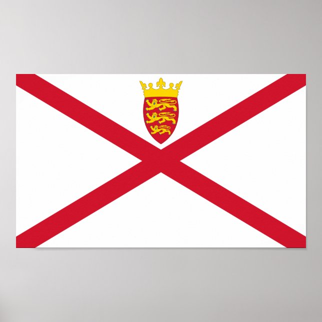 Jersey Flag Poster (Front)