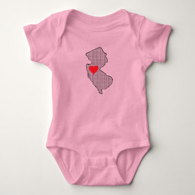 "Jersey Girl" Baby Bodysuit (Front)