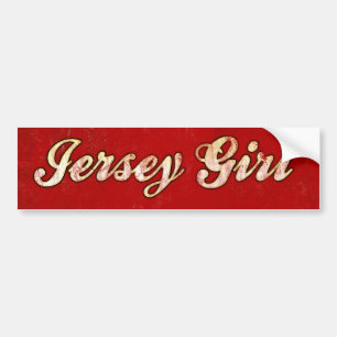 Jersey Girl Bumper Sticker