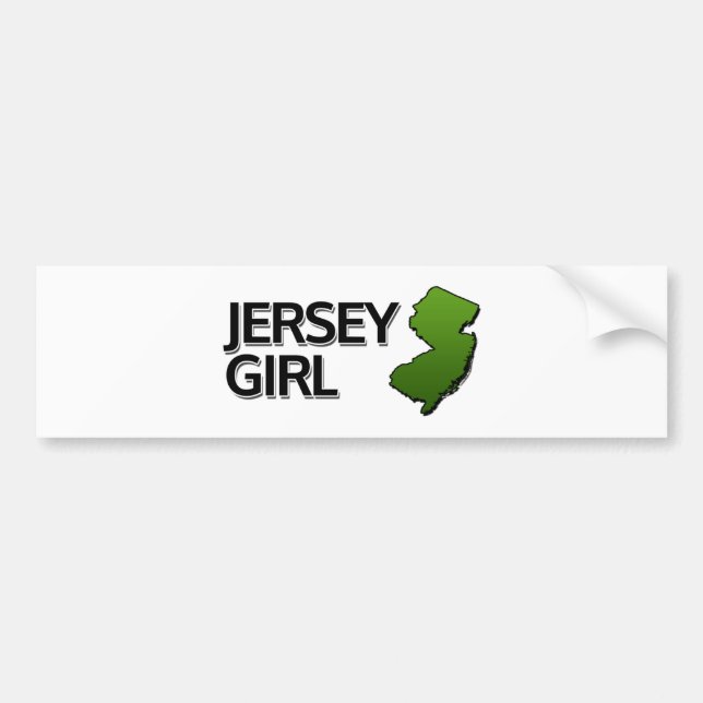 Jersey Girl Bumper Sticker (Front)