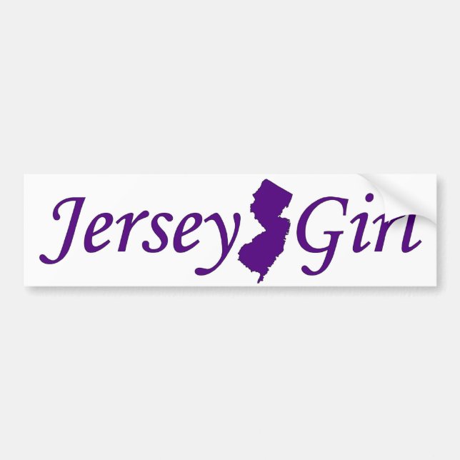 Jersey Girl Bumper Sticker (Front)