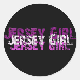 JERSEY GIRL gifts & greetings Classic Round Sticker
