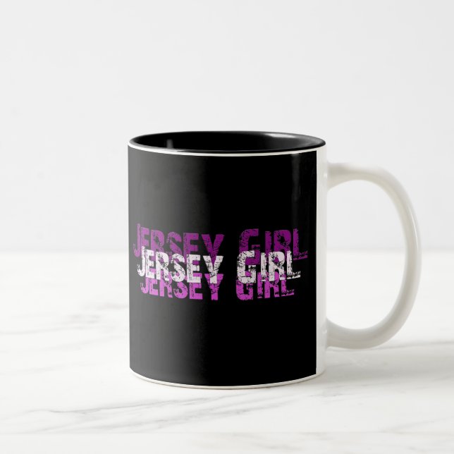 JERSEY GIRL gifts & greetings Two-Tone Coffee Mug (Right)