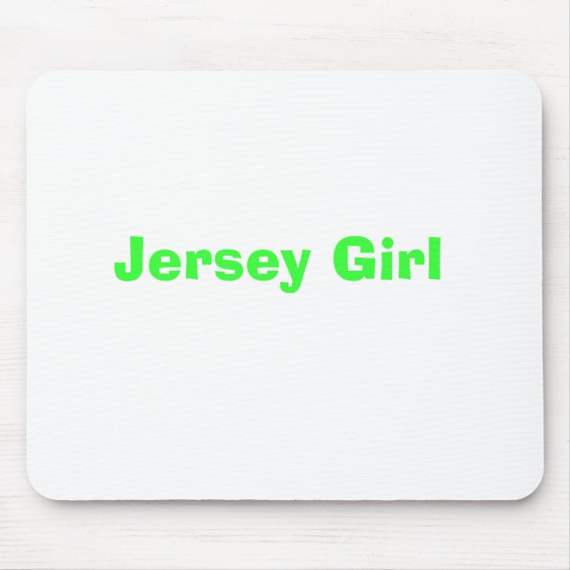Jersey Girl Mouse Mat (Front)