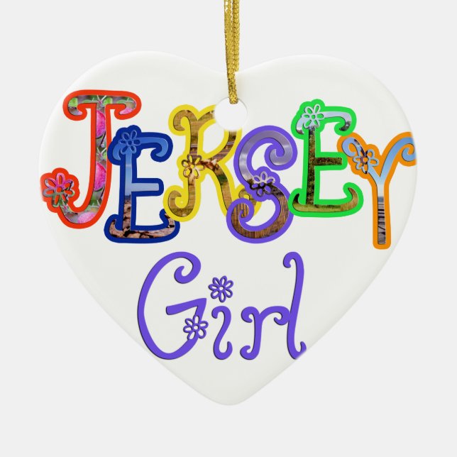 Jersey Girl Ornament (Front)