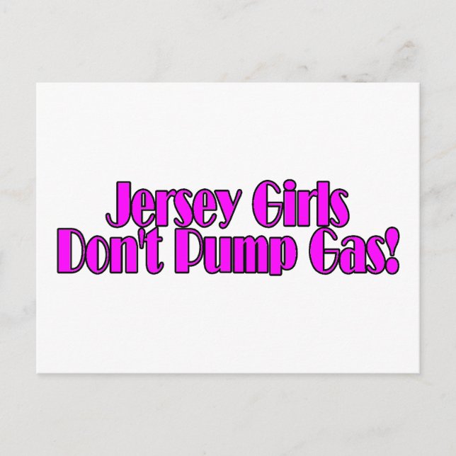 jersey girl postcard (Front)