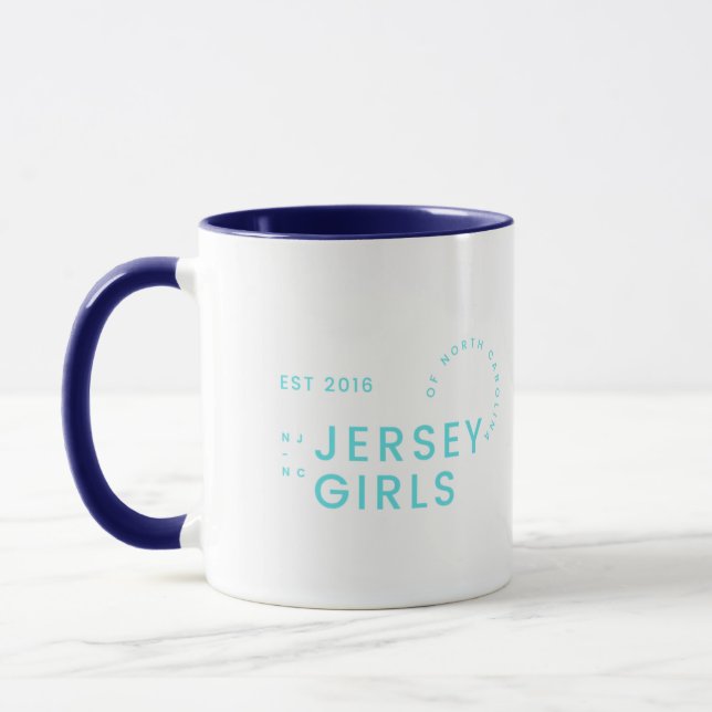 Jersey Girls of North Carolina Beach Mug (Left)
