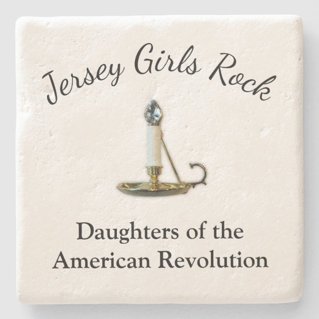 Jersey Girls Rock Stone Coaster (Front)