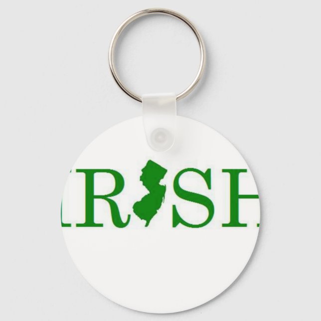 Jersey Irish Key Ring (Front)
