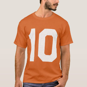 Jersey Number 10en Athletic Sports friend T-Shirt
