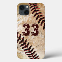 Jersey Number Cool Vintage Baseball iPhone 6 Cases