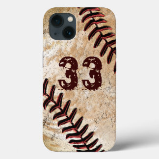 Jersey Number Cool Vintage Baseball iPhone 6 Cases