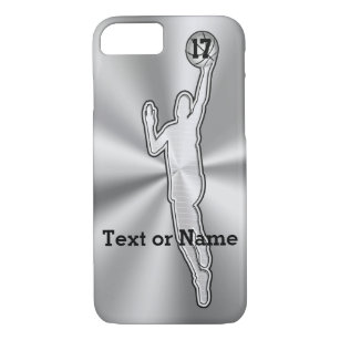 Jersey Number, Your Text iPhone 7 Cases Basketball