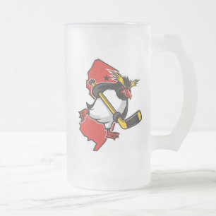 Jersey Penguins 16oz. Frosted Mug