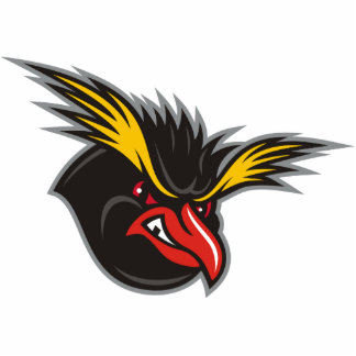 Jersey Penguins "Angry Penguin" Key Chain Photo Sculpture Key Ring