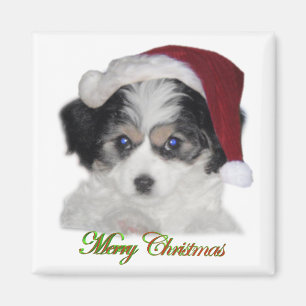 Jersey Santa Christmas Magnet