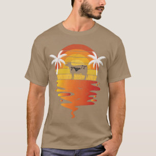 Jersey shirt 70s vintage retro sunset Cows girl