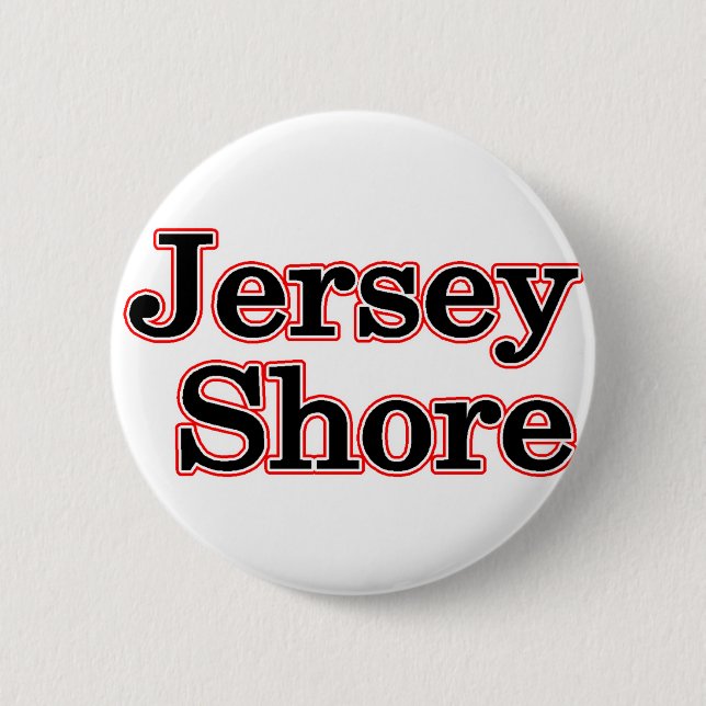 Jersey Shore 6 Cm Round Badge (Front)