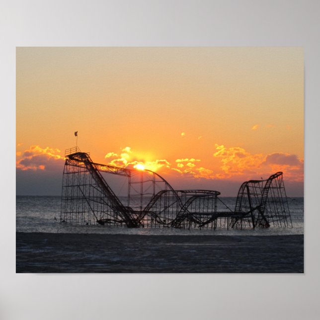 Jersey Shore after Hurricane Sandy Poster (Front)