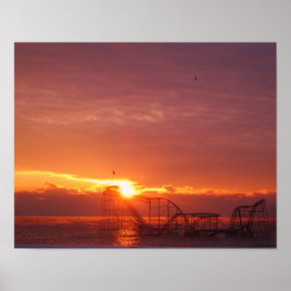 Jersey Shore Coaster Poster