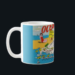 Jersey Shore Illustrated Map Coffee Mug<br><div class="desc">A vintage,  very colourful postcard map of the Ocean County New Jersey shore repurposed on a mug.</div>