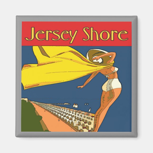 Jersey Shore Vintage Magnet (Front)
