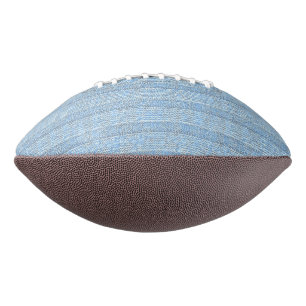 Jersey Stripe Knit Pattern in Baby Blue American Football