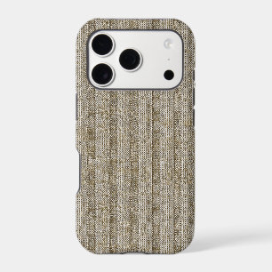Jersey Stripe Knit Pattern in Soft Beige