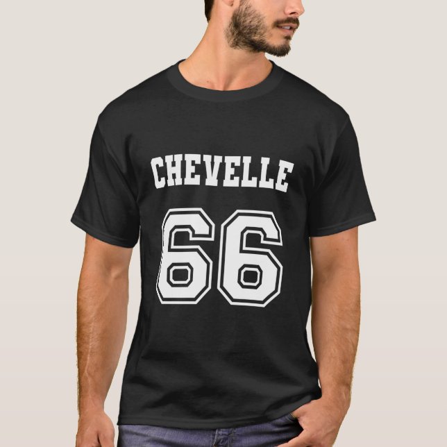Jersey Style Chevelle 66 1966 Old School Muscle Ca T-Shirt (Front)