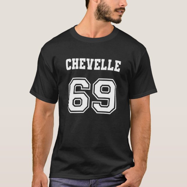 Jersey Style Chevelle 69 1969 Old School Muscle Ca T-Shirt (Front)