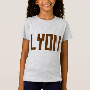 Jersey T-shirt fine heather LYON CHOCOLAT