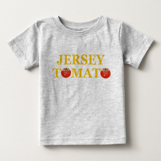 Jersey Tomato Baby Creeper (Front)