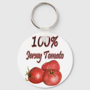 Jersey Tomatoes 100% Key Ring