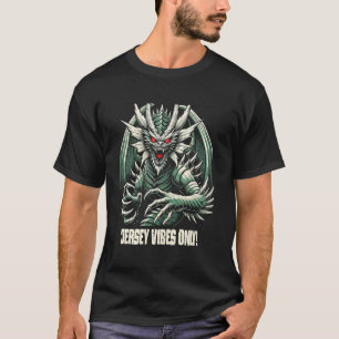 Jersey Vibes Only Jersey Devil Cryptid Mythical Fo T-Shirt