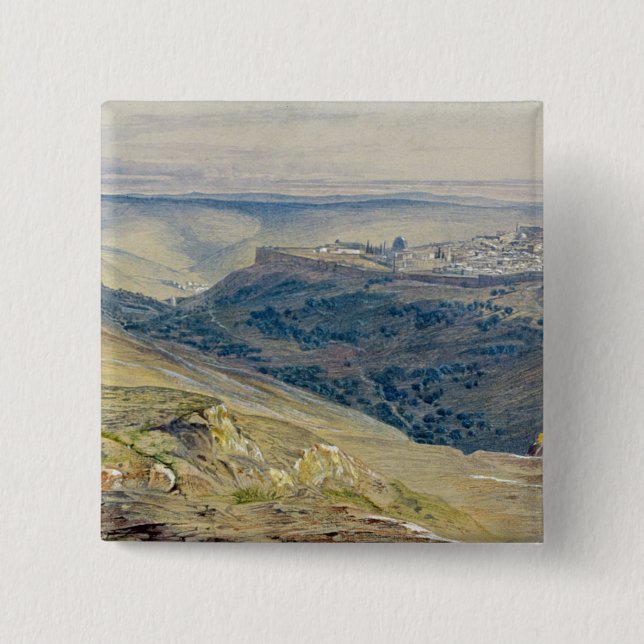 Jerusalem 15 Cm Square Badge (Front)