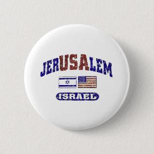 JerUSAlem 6 Cm Round Badge