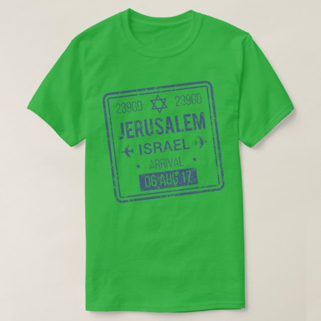 Jerusalem Airport T-Shirt (Design Front)