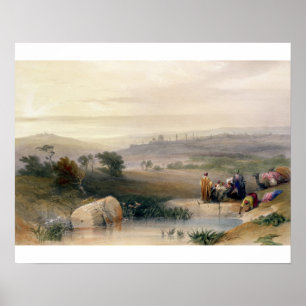 Jerusalem, April 1839, plate 22 from Volume I of ' Poster