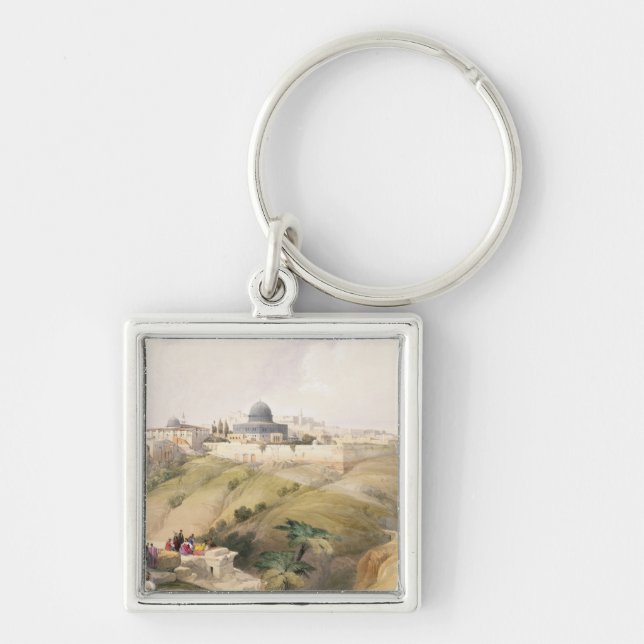 Jerusalem, April 9th 1839, plate 16 from Volume I Key Ring (Front)
