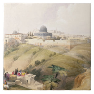 Jerusalem, April 9th 1839, plate 16 from Volume I Tile
