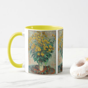 Jerusalem Artichoke Flowers by Claude Monet Mug