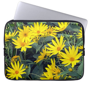 Jerusalem Artichoke Flowers Laptop Sleeve