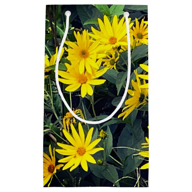 Jerusalem Artichoke Flowers Small Gift Bag (Front)