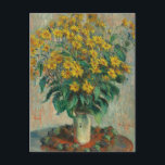 Jerusalem Artichokes by Claude Monet Postcard<br><div class="desc">Monet - a celebration of the Masters of Art</div>