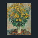 Jerusalem Artichokes by Claude Monet Postcard<br><div class="desc">Monet - a celebration of the Masters of Art</div>