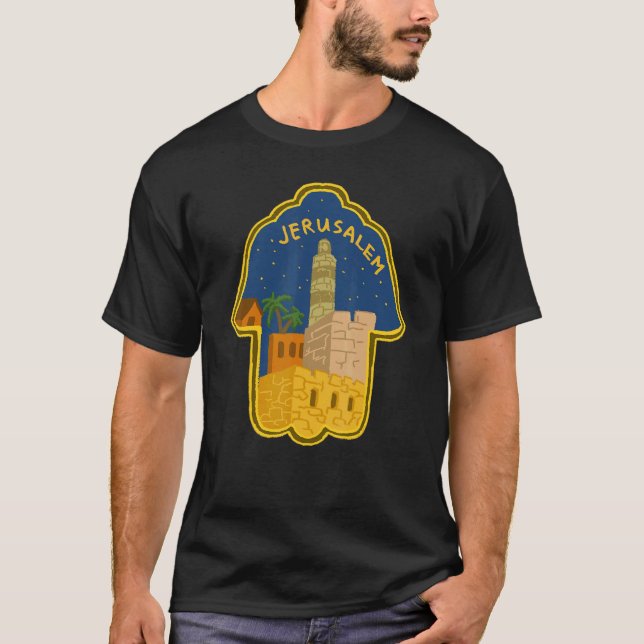 Jerusalem City Israel souvenir  for men women 5 T-Shirt (Front)