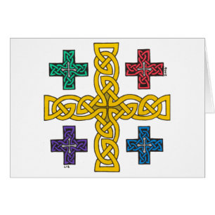 Jerusalem Cross card