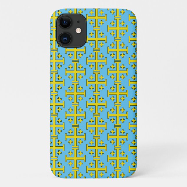 Jerusalem Cross Five‑Fold Cross of Christ Case-Mate iPhone Case (Back)