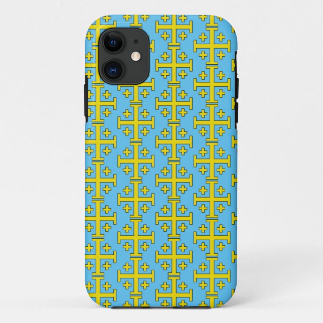 Jerusalem Cross Five‑Fold Cross of Christ Case-Mate iPhone Case (Back)